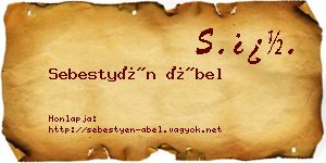 Sebestyén Ábel névjegykártya